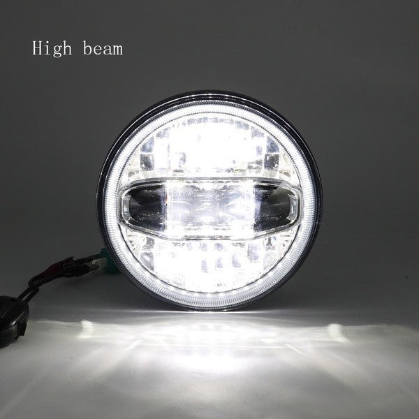 Faro LED "henry" 7 pollici ottica riflettente DRL e halo – immagine 3