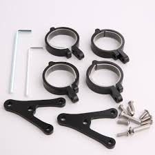 KIT STAFFE  FISSAGGIO UNIVERSALE FARI LED 7" PER MOTOCICLETTE