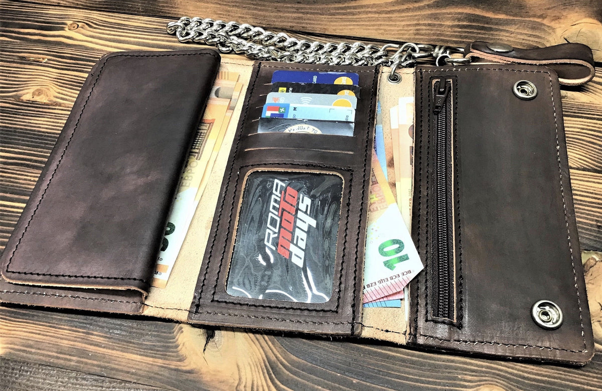 Portafoglio linea "pach" uomo biker wallet-crazy chopper – immagine 2