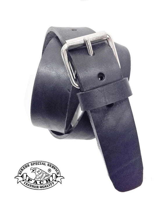 MEN'S "PACH" LINE BELT IN LEATHER