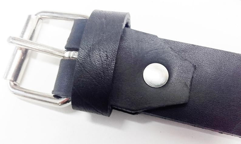 Cintura uomo linea "pach" in cuoio – immagine 5
