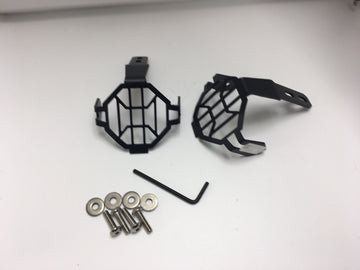 Griglie di protezione faretti e fari LED per moto BMW R 1200 GS, Benelli TRK e Honda NC700X