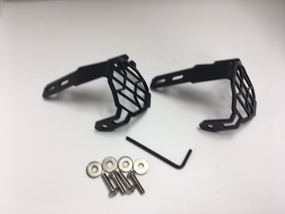 Griglie di protezione faretti fari moto LED bmw gs 1200 benelli trk honda NC700X – immagine 2