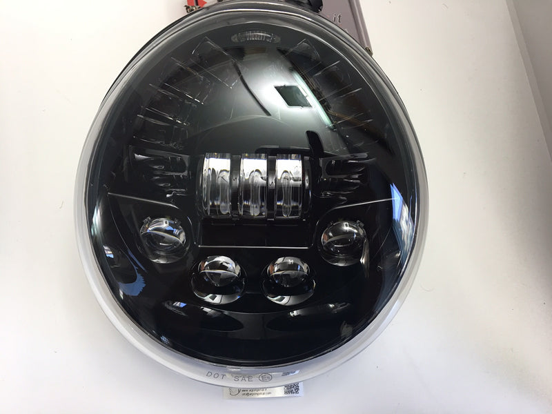 FARO DELANTERO LED PARA HARLEY V/ROAD - FONDO NEGRO - 50W