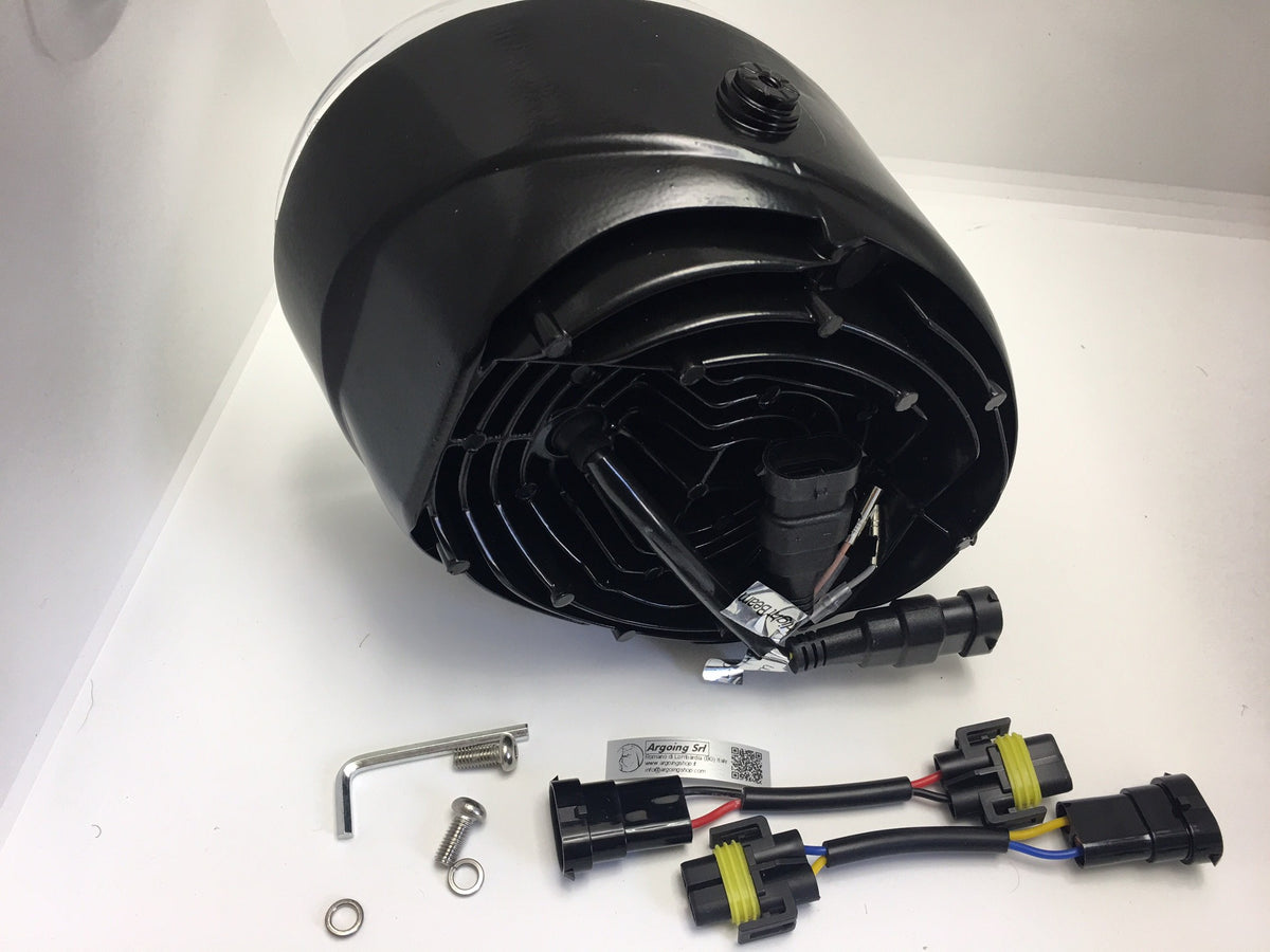 Faro LED anteriore per harley v/road - sfondo nero - 50W – immagine 2