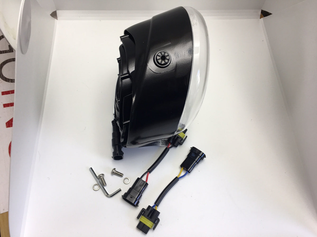 Faro LED anteriore per harley v/road - sfondo nero - 50W – immagine 3