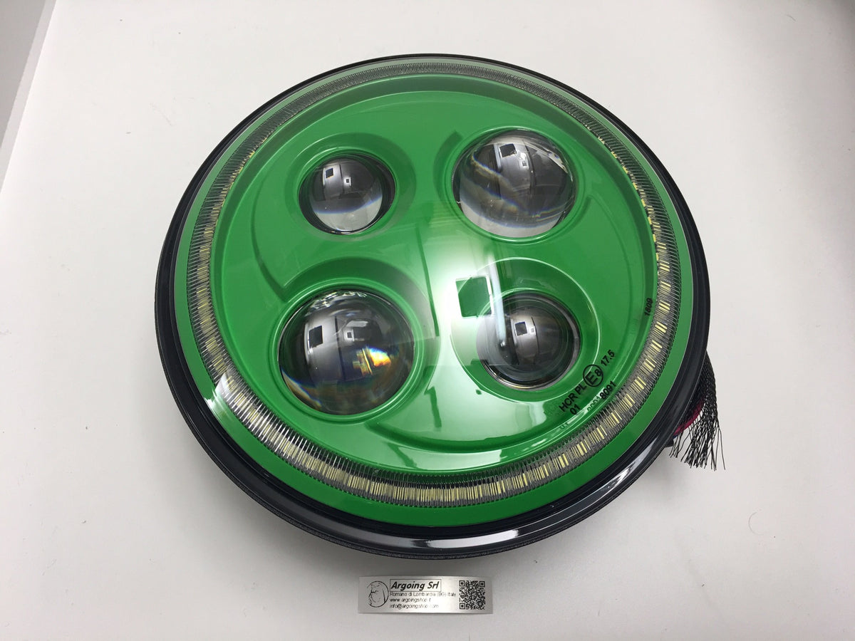 Faro LED per auto e motociclo 7 pollici - verde – immagine 2