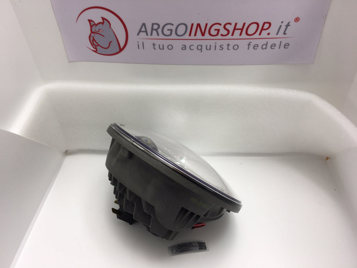 Faro LED con ottica riflettente con DRL 7 pollici -cromato – immagine 2
