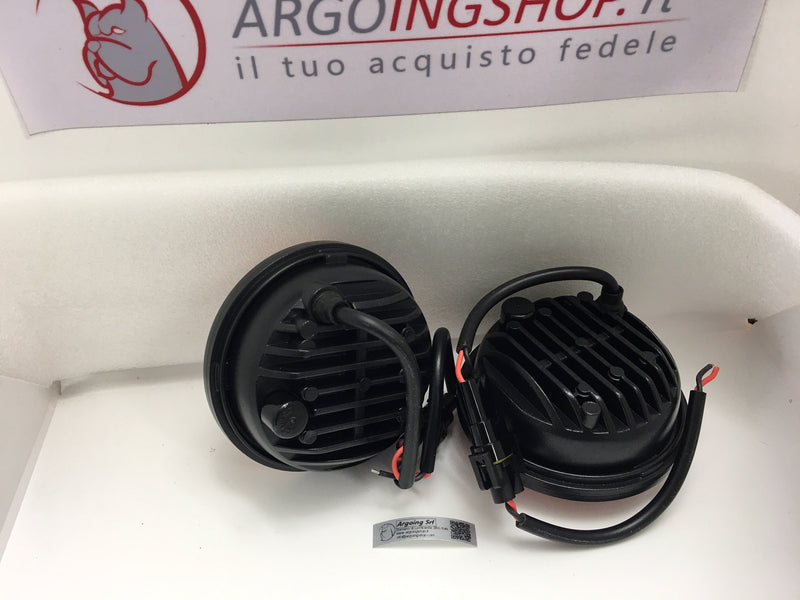 SET OF FRONT LED ANTI-FOG LIGHTS - 4.5" ORANGE -