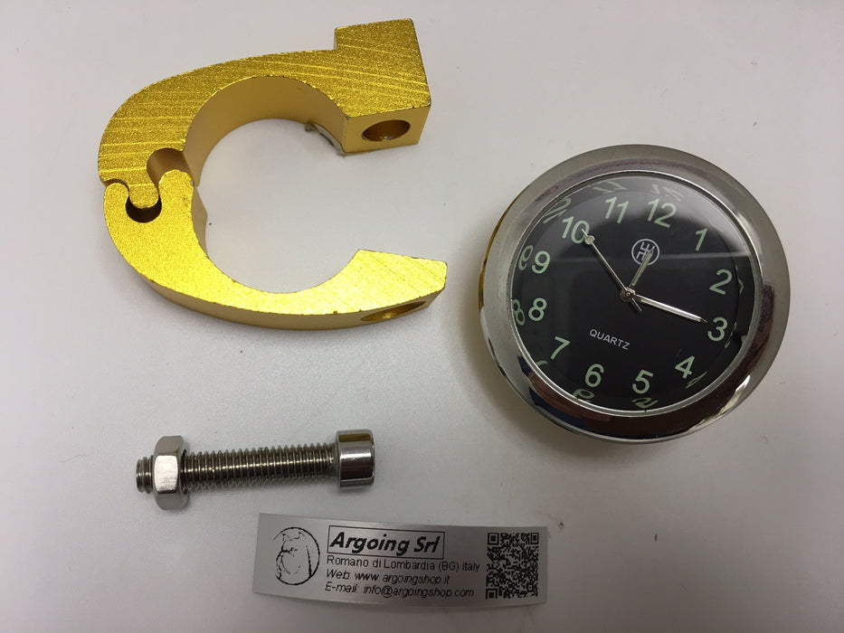ADDITIONAL GOLD MOTORCYCLE CLOCK