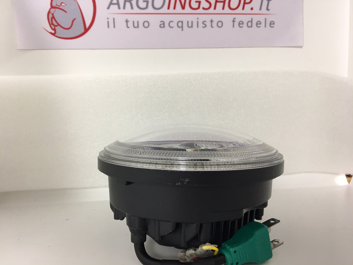 Faro LED 5.75" con halo -motorcycle custom nero – immagine 5