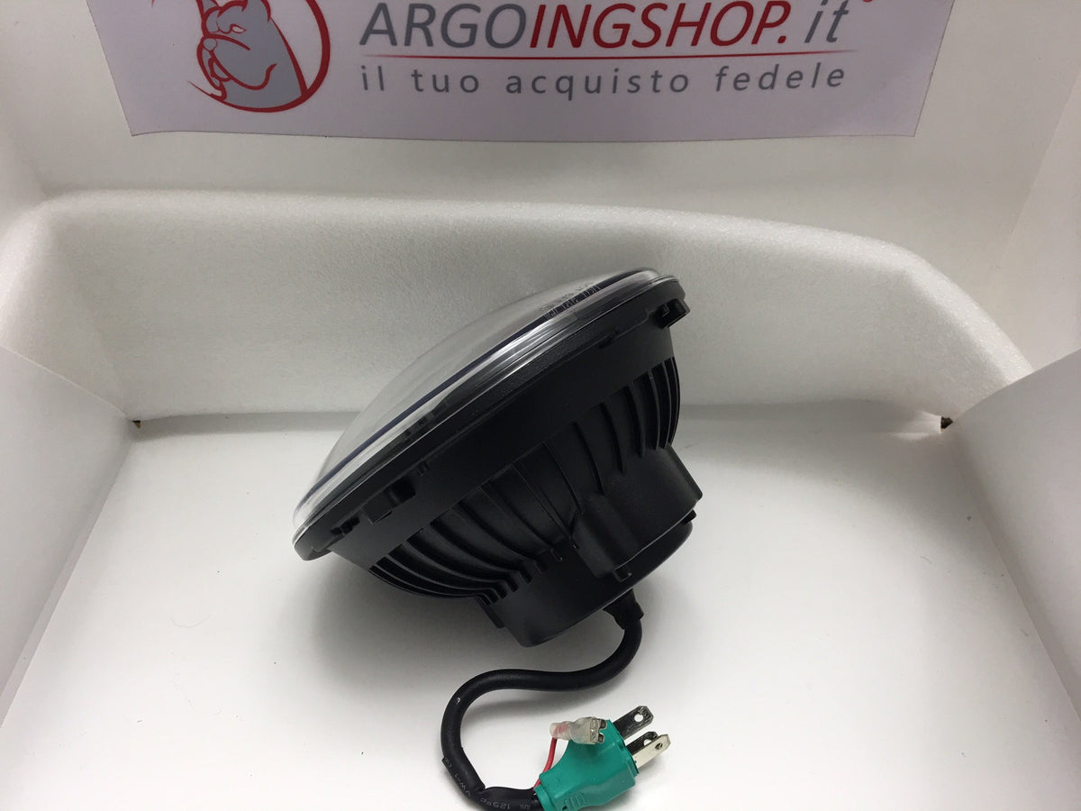 Faro LED retroilluminato 7" - sfondo nero – immagine 3