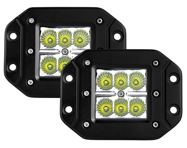 FOCO LED EMPOTRAR 24W - IRRADIACIÓN DE LUZ ABIERTA