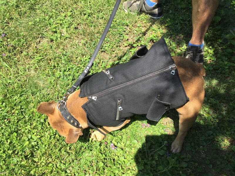 CHALECO PARA PERROS MODELO ETTORE 001 - VERDADERA ARTESANÍA -