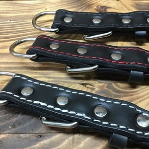 COLLARE CANE LINEA "PACH" 001 IN CUOIO 4MM