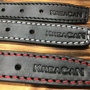 COLLARE CANE LINEA "PACH" 001 IN CUOIO 4MM