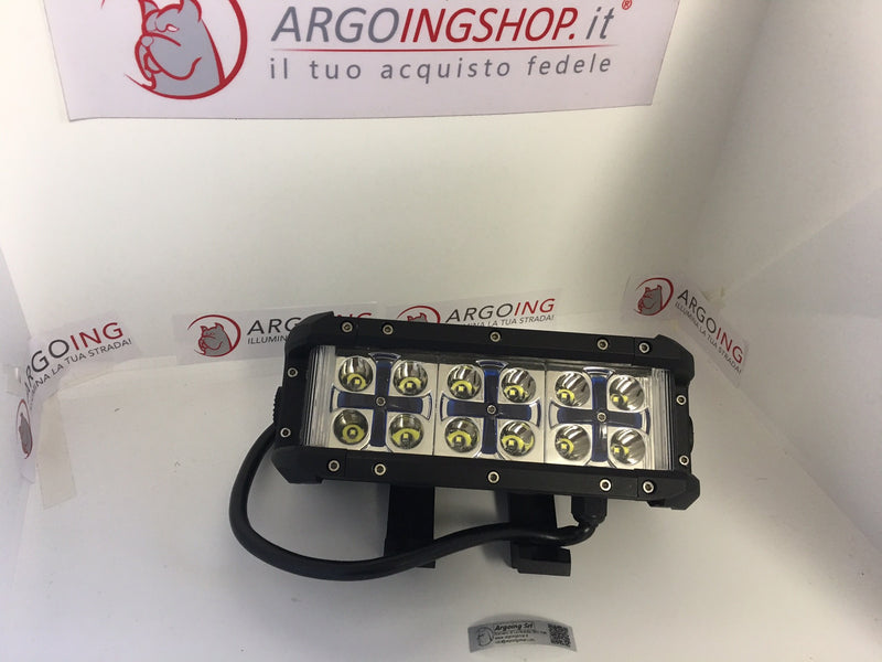 BARRA LED PER JEEP DISEGNO CROCE BLU