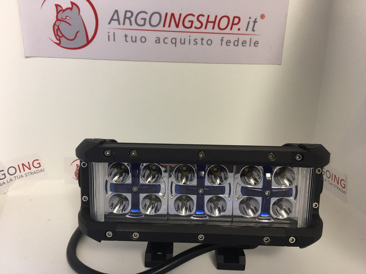 Barra LED per jeep disegno croce blu