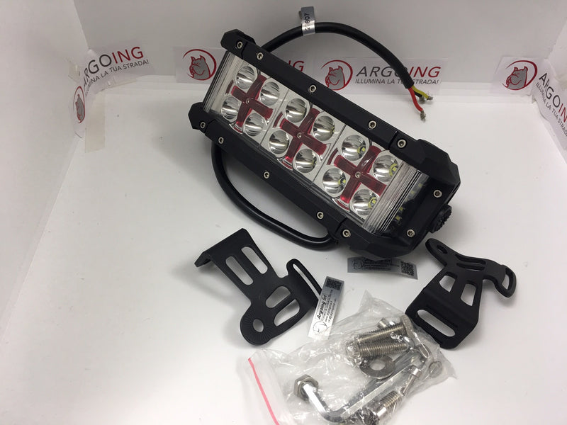 BARRA LED PER JEEP DISEGNO CROCE ROSSA