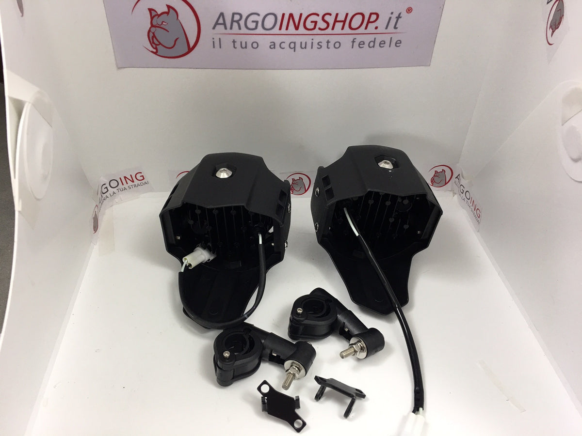 Set faretti ausiliari anteriori a LED 13W con braccio di supporto per kawasaki – immagine 4