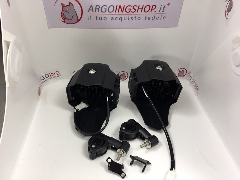 SET 13W FRONT AUXILIARY LED LIGHTS WITH SUPPORT ARM FOR KAWASAKI