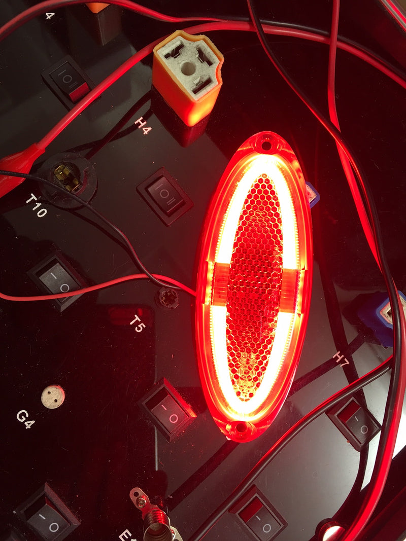 LUZ DE SEGURIDAD LED ROJA 4W