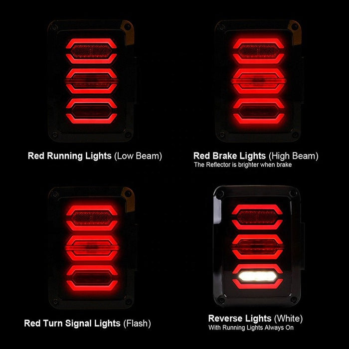 REAR REVERSE GEAR LED TAIL LAMP SET FOR JEEP